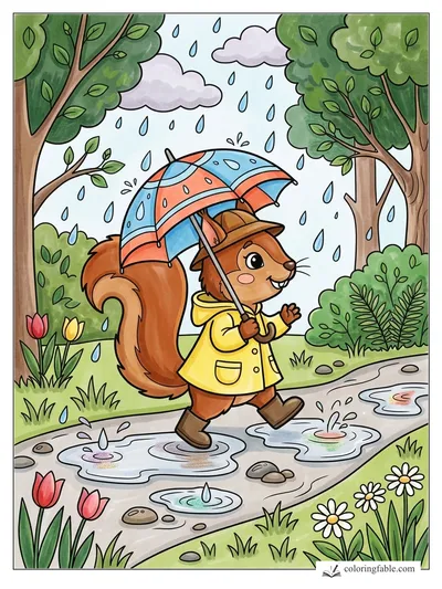 Colored example of this coloring page