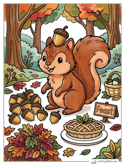 Colored example of this coloring page