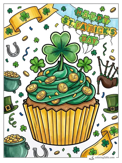 Colored example of this coloring page