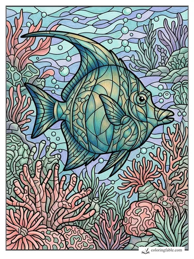 Colored example of this coloring page