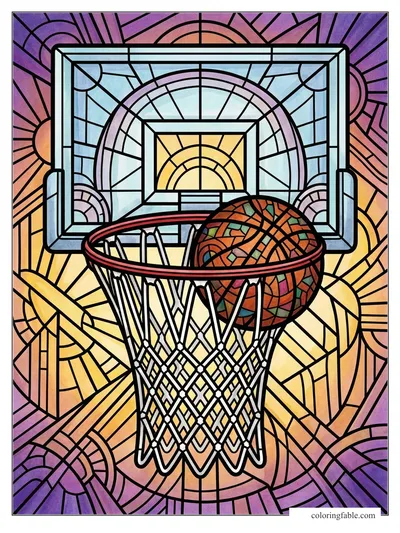 Colored example of this coloring page