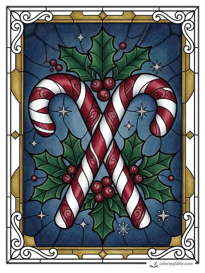Colored example of this coloring page