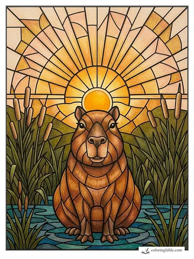 Colored example of this coloring page
