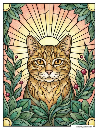Colored example of this coloring page