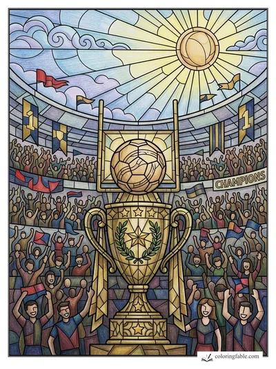 Colored example of this coloring page