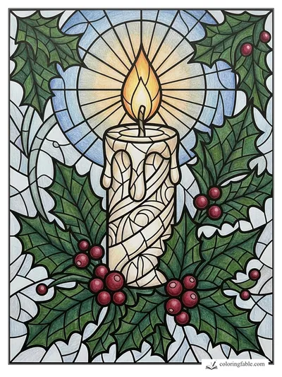 Colored example of this coloring page