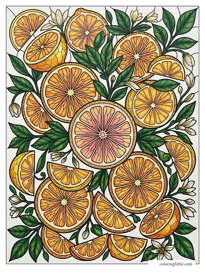 Colored example of this coloring page