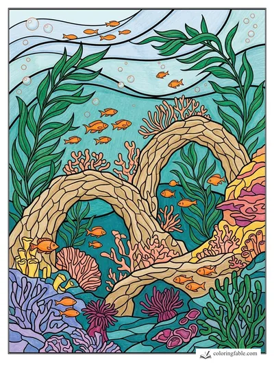 Colored example of this coloring page