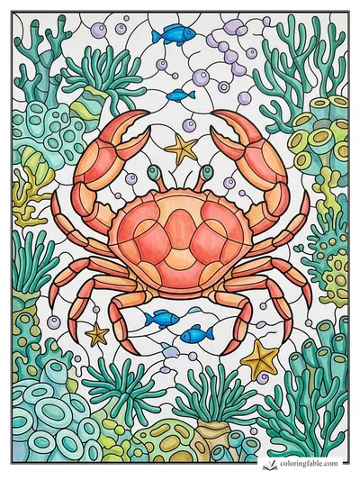 Colored example of this coloring page