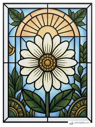 Colored example of this coloring page
