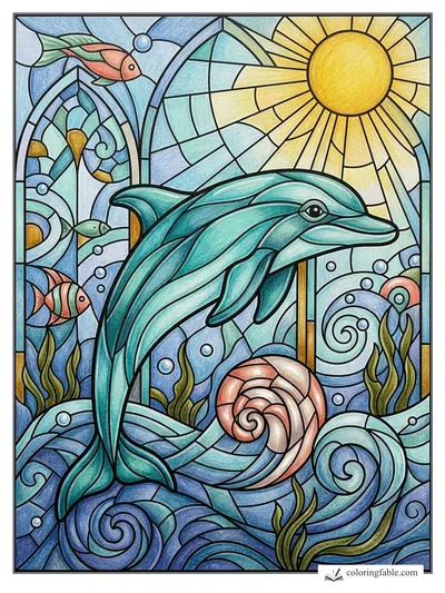 Colored example of this coloring page