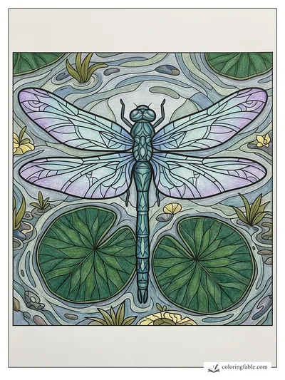 Colored example of this coloring page