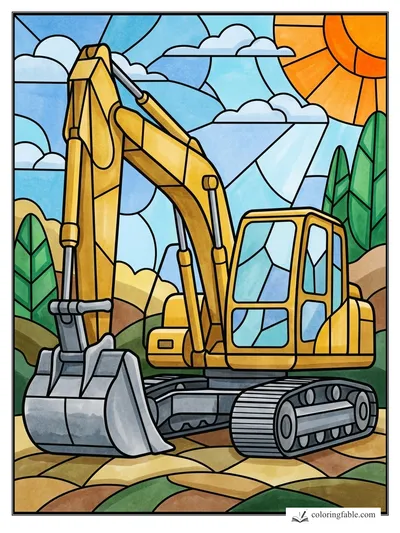 Colored example of this coloring page