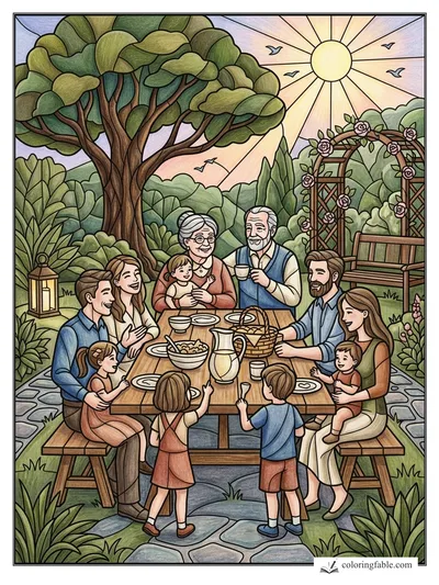 Colored example of this coloring page
