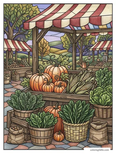 Colored example of this coloring page