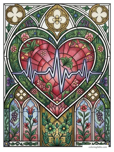 Colored example of this coloring page