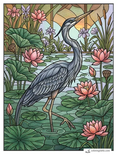 Colored example of this coloring page