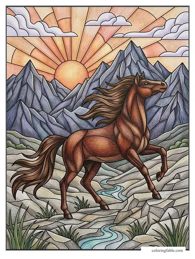 Colored example of this coloring page