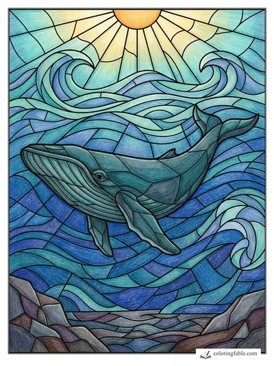 Colored example of this coloring page
