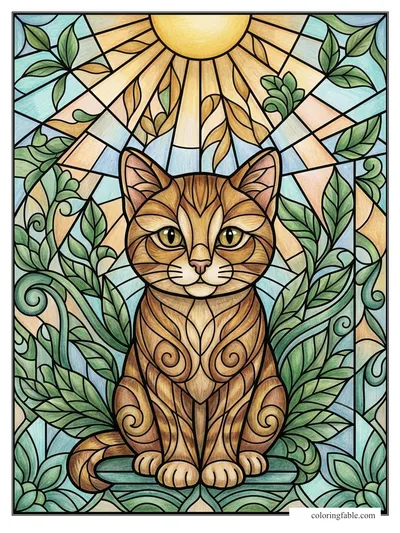 Colored example of this coloring page