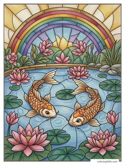 Colored example of this coloring page