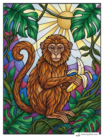 Colored example of this coloring page