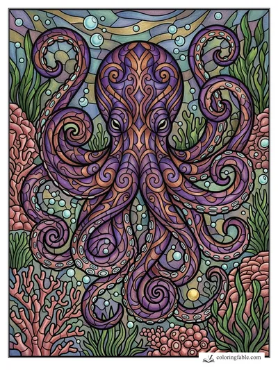 Colored example of this coloring page