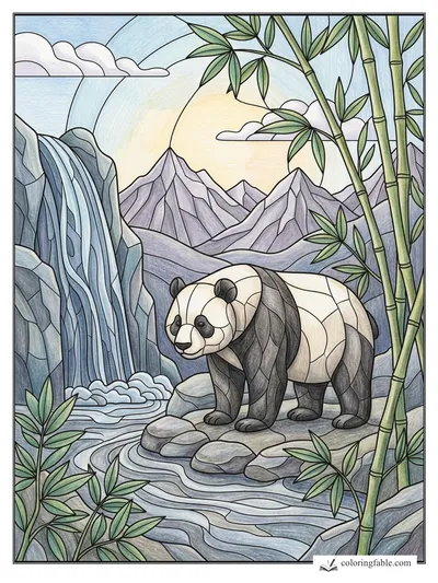 Colored example of this coloring page