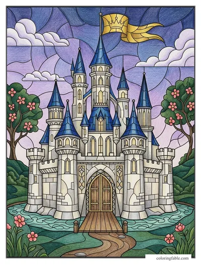 Colored example of this coloring page