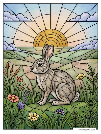 Colored example of this coloring page