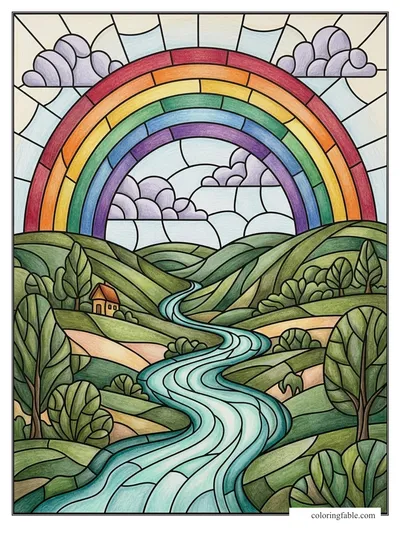 Colored example of this coloring page