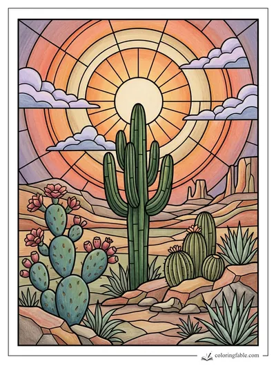 Colored example of this coloring page
