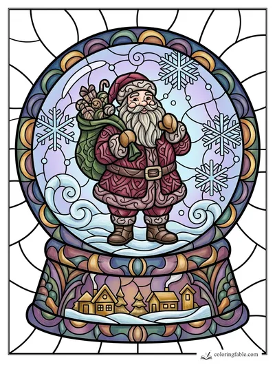 Colored example of this coloring page