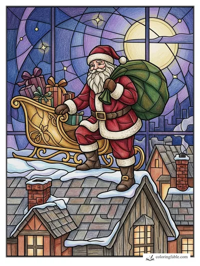 Colored example of this coloring page