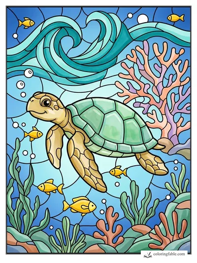 Colored example of this coloring page
