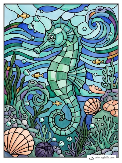 Colored example of this coloring page
