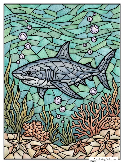 Colored example of this coloring page