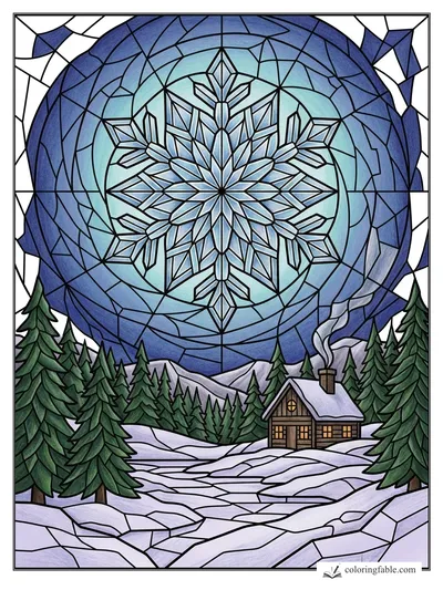 Colored example of this coloring page
