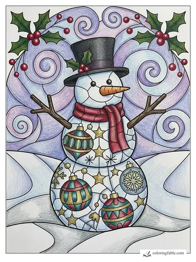Colored example of this coloring page