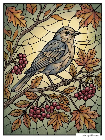 Colored example of this coloring page