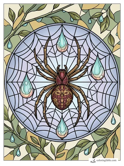 Colored example of this coloring page