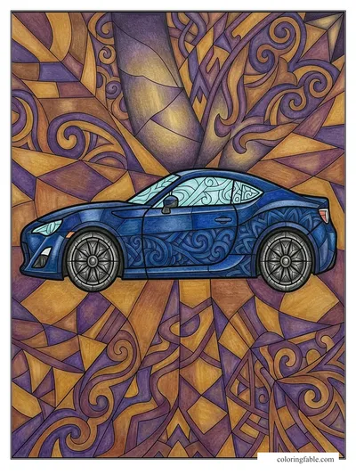 Colored example of this coloring page