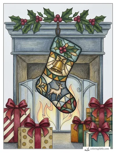 Colored example of this coloring page