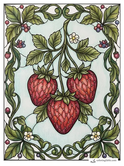Colored example of this coloring page