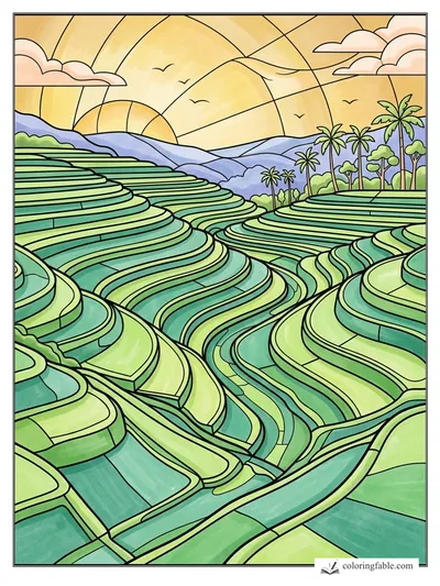 Colored example of this coloring page