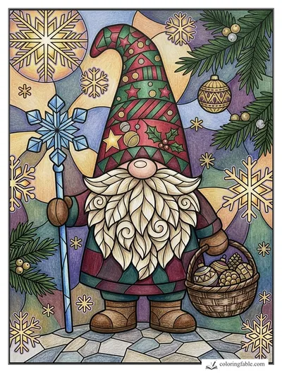 Colored example of this coloring page