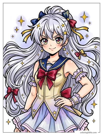 Colored example of this coloring page