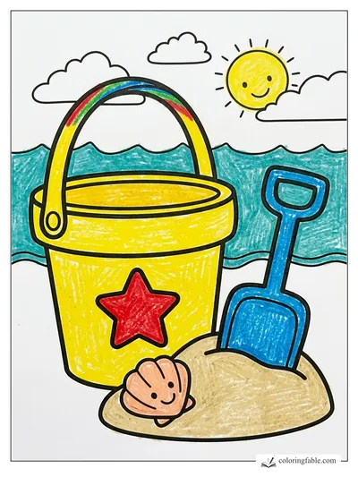 Colored example of this coloring page