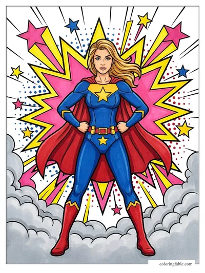 Colored example of this coloring page