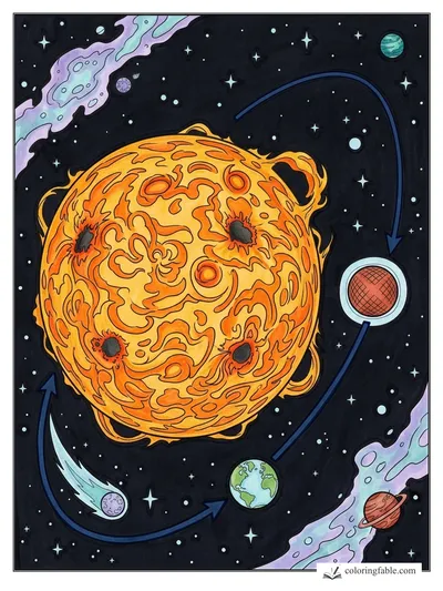 Colored example of this coloring page
